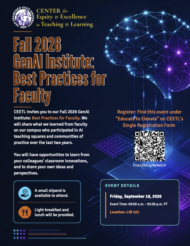 CEETL Fall 2026 GenAI Institute