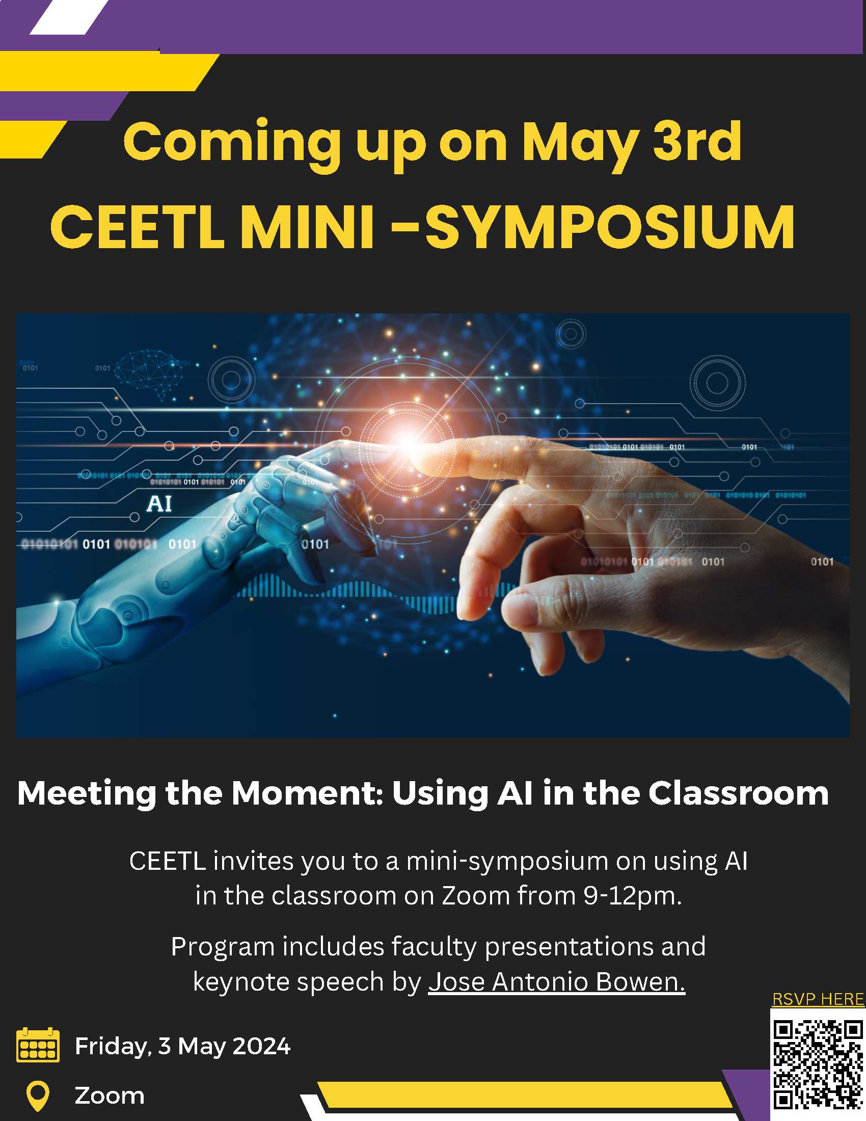 flyer for CEETL mini-symposium on may 6th, 2024