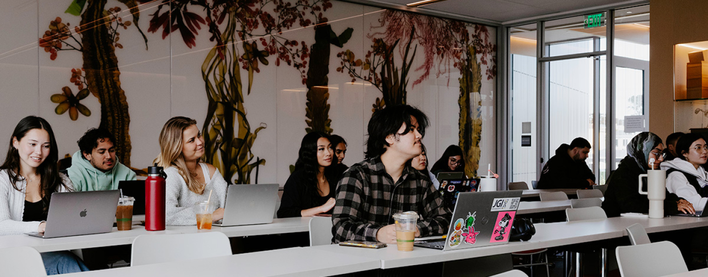 Students in a classroom