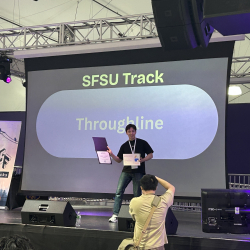 SF Hacks x GDG AI Hackathon SFSU Track third place team Throughline