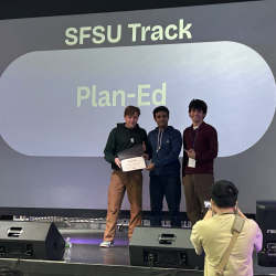 SF Hacks x GDG AI Hackathon SFSU Track second prize team, Plan-Ed