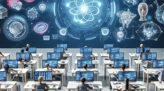 ai generated image of a classroom